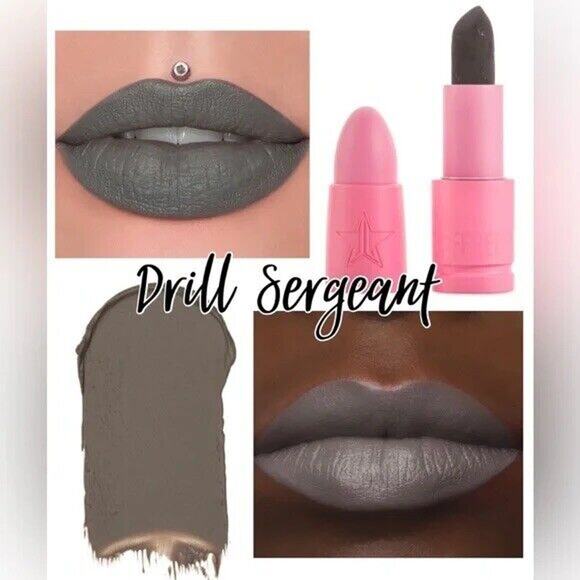 Set Of 3! NIB Jeffree Star Velvet Trap Lipstick Drill Sergeant Orange Prick Diet - Picture 4 of 6